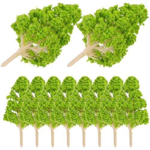 20 Pcs Miniature Sand Table Tree Model Artificial Decoration 1