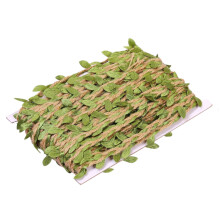 Jute Twine, 5 mm Rope with Leaves for Crafts, DIY, Wedding, Decor (66 Feet)
