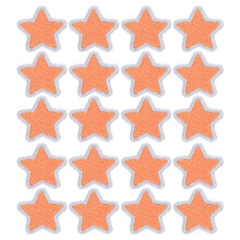 100 Pcs Pentagram Patch Polyester Rhinestones Sticker