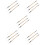 Set Of 5 Writing Brush Black Refillable Pen Calligraphy Student 8
