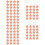 100 Pcs Pentagram Patch Polyester Rhinestones Sticker 11