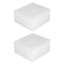 2 Count Dvd Disc Storage Clear Cd Holder Single Organizer For Discs