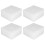 2 Count Dvd Disc Storage Clear Cd Holder Single Organizer For Discs 2