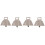 2sets The I Small Bells For Ornament Sheep Cattle 2pcs*2 2