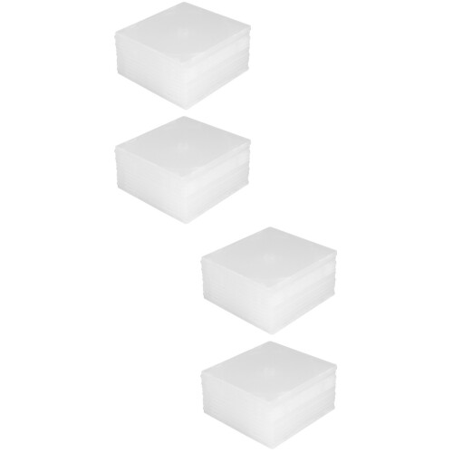 2 Count Dvd Disc Storage Clear Cd Holder Single Organizer For Discs 2