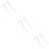 15Pcs See-Through Acrylic Sandals Support Shelf for Shoe Display 10