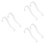 15Pcs See-Through Acrylic Sandals Support Shelf for Shoe Display 7