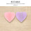 2Sets Heart Shape Acrylic Nail Bending Mold Pink Embossed Art Tool 9
