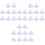 30 Pcs Tee Accessories Accessory White 3