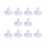 30 Pcs Tee Accessories Accessory White 11
