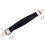 2Pcs Guitar Speaker Pu Handle Vintage Amplifier Strap Black 9