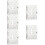 5pcs Binder Loose-Leaf Book Button Plastic 11