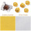 400 Pcs Golden Chocolate Candy Craft Paper 6