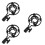3 Count Microphone Shock Mount Vibration Reduction Equipment 7