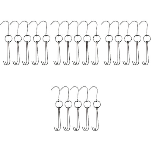 20 Pcs Pancetta Stainless Steel Meat Hook Hanging 2