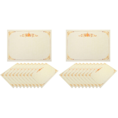 2 Pieces Certificate Printing Paper Student Awards Blank Certificates 2