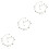 3 Pcs Simple Style Dainty Ankle Chain Elegant Bracelet Silver 5