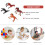 4 Decorativi Cavalli Da Gioco, Figure Resistenti All'Usura 7