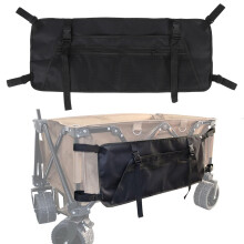 Foldable Wagon Side Bag, AntiWear 600D Oxford Fabric Waterproof Detachable Wagon Cargo Bag for Garden Wagon Use