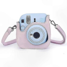 (Light Pink) Fujifilm Instax Mini 12/11/9/8 Instant Camera Bundle with 7-in-1 Accessories, Case & Film