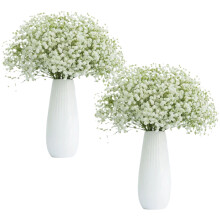 Real Touch Silk Flower, Non-Toxic Durable Dried Heavenly Flower Bouquet for Indoor Outdoor Decorations, Widely Used Artificial Flowers