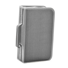 CD Case Storage 128 Capacity Dustproof Zipper Closure Travel DVD CD Disc Pouch Album Box Gray