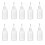 Needle Tip Glue Applicator Bottle for Craft Projects, Precision Tip Applicator Bottle with Easy to Squeeze Design and Reusable Dropper Bottles, Multi 6
