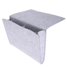 High-Quality Felt Bedside Caddy, Durable Soft Touch Space Saving Organizer with Multiple Pockets for Easy Access in Bedroom, Living Room