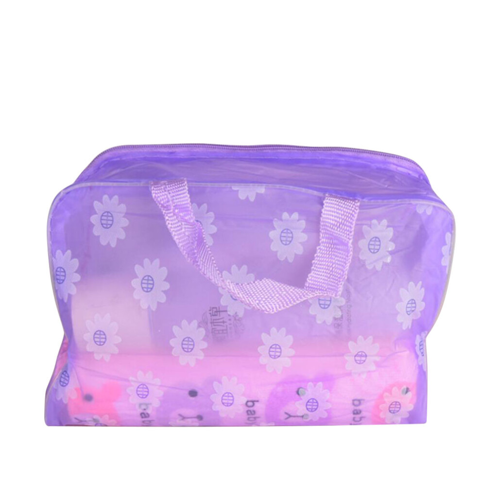 Cosmetic Bag for Skincare, Waterproof Transparent Toiletry Bag, Travel Bag with Reinforced Seams, Large Capacity Pouch for Beauty Essentials, Portable