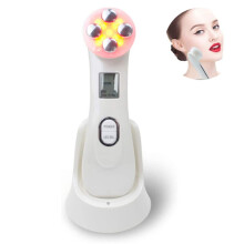Ergonomisk designet anti-aging-enhed, vibrationsteknologi for forbedret blodcirkulation, hudopstramning og ansigtsmassage for at fremme ungdommelig