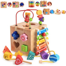 Ionad Foghlama In1Creative, Bréagáin Tógála Oideachais Montessori Stem Learning, Ionad Cluichí Ilfheidhmeacha do Leanaí Óga ina bhfuil