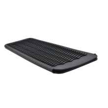 Hitzebeständige Silikonhandschuhe und -matte, Schwarz, 28,5 cm x 10,5 cm x 13,5 cm, hitzebeständig, rutschfest, flexibel zu tragen, sicher und