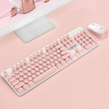 Toetsenbord- en muisset, betrouwbare 2.4G draadloze verbinding, ergonomisch ontwerp voor Windows, laptop, smart-tv, volledig formaat met numeriek