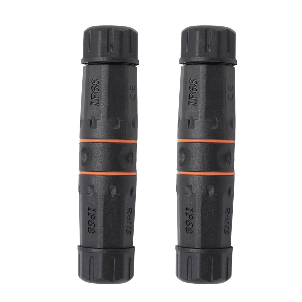 Set Of 2 Cat6a Ethernet Female To Female Ip68 Waterproof Rj45 Couplers 250Mhz 8391368852762