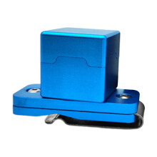 Lightweight Cue Chalk Holder  Compact Magnetic Case for Quick Access