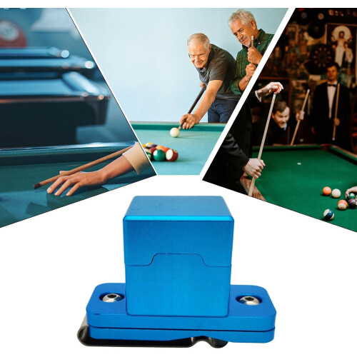 Lightweight Cue Chalk Holder  Compact Magnetic Case for Quick Access 2