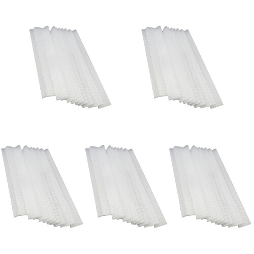 500 Pcs Makeup Brush Grille Travel White 1