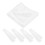 10Pcs White Decorative Satin Table Runners for Wedding and Home Decor 1