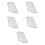 500 Pcs Makeup Brush Grille Travel White 7