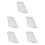 500 Pcs Makeup Brush Grille Travel White 6