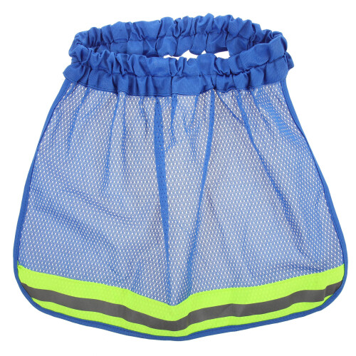 Uv Sun Protection Neck Blue Polyester 1pcs