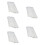 500 Pcs Makeup Brush Grille Travel White 11