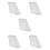 500 Pcs Makeup Brush Grille Travel White 8