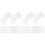 10Pcs White Decorative Satin Table Runners for Wedding and Home Decor 4