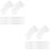 10Pcs White Decorative Satin Table Runners for Wedding and Home Decor 8