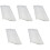 500 Pcs Makeup Brush Grille Travel White 3