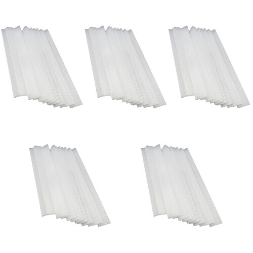 500 Pcs Makeup Brush Grille Travel White 2
