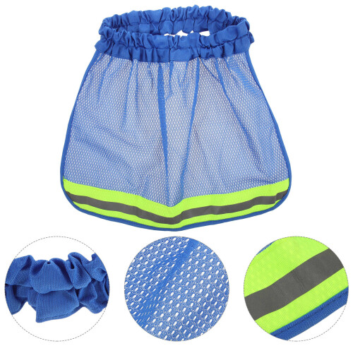 Uv Sun Protection Neck Blue Polyester 1pcs 2