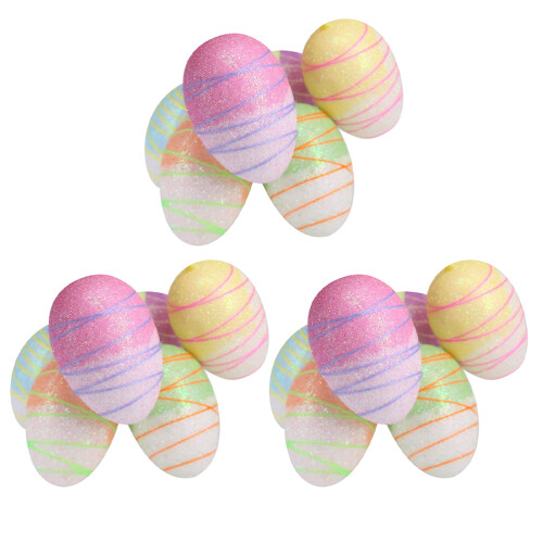 18pcs Easter Egg Party Favors Easter Egg Festival Hanging Easter Egg 2