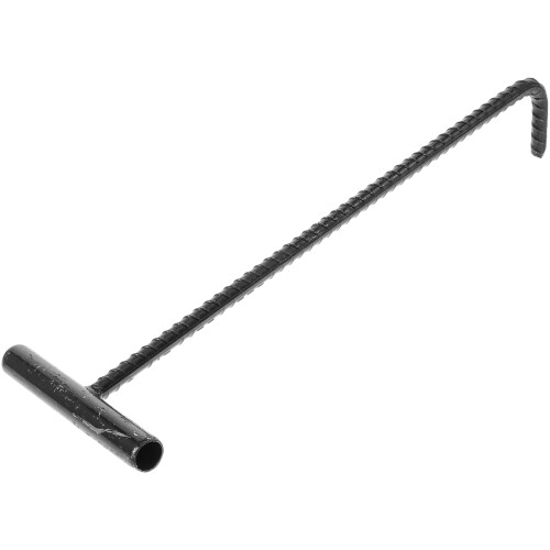 3pcs Manhole Cover Hook T-Shape Hook Pull Stainless Steel Sewer Hook